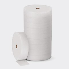 Image of stacked Astro-Foam Polyethylene Foam rolls.
