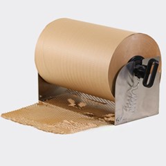Image of an Easypack® GeoTerra® paper roll housed in a dispenser.