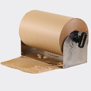 Image of an Easypack® GeoTerra® paper roll housed in a dispenser.
