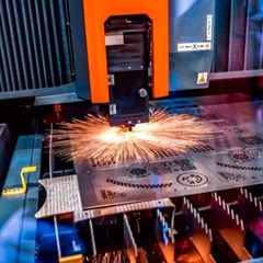 laser cutting metal